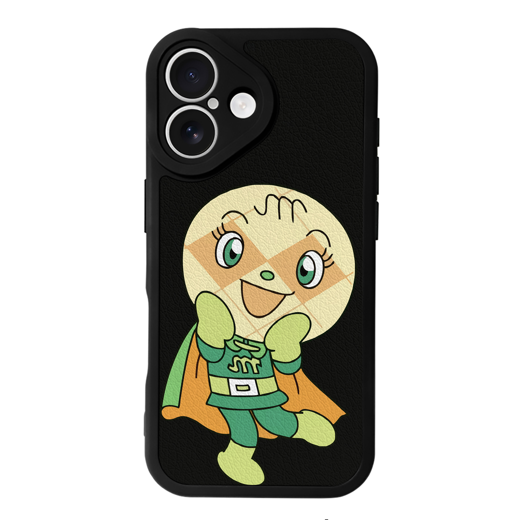 （画像用） アンパンマン Anpanman 【iPhone 16シリーズ対応】シリコンスマホケース（レザー調） 材質：シリコン